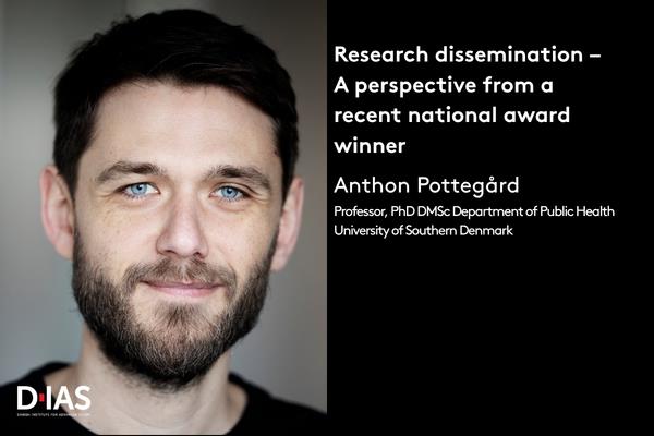 <strong>Research dissemination – A perspective from a recent national award winner</strong><br>Anton Pottegård, Professor, PhD DMSc<br>Department of Public Health<br>University of Southern Denmark&nbsp;<br><br><strong>About the event</strong><br>Research communication is part of a researcher's responsibility. Researchers are often told this, but rarely told why. For many, communication ends up at the bottom of the list, and for some it is simply not their favorite part of the job. Communicating out of duty, or to please the university, rarely leads anywhere. In this talk, Professor Anton Pottegård (SDU) starts with the question researchers seldom ask before they begin: why communicate at all? The answer decides what to communicate, where, and whether to do it at all. He uses his own strategy as a starting point, including what has not worked. He also covers a return he did not expect: dialogue with the public has made his group's research more relevant (and easier to fund!).<br>Earlier this year, he was awarded the National Research Communication Award by the Danish Agency for Higher Education and Science. You can follow his Instagram channel <a data-cke-saved-href="https://eur03.safelinks.protection.outlook.com/?url=https%3A%2F%2Fwww.instagram.com%2Fantonpottegaard%3Fstkn%3DMTV0bXc3bHJieWN0dA%3D%3D&amp;data=05%7C02%7Colim%40sdu.dk%7C383e3c7e6e4849d34a3508df15664f47%7C9a97c27db83e4694b35354bdbf18ab5b%7C0%7C0%7C639253201347905036%7CUnknown%7CTWFpbGZsb3d8eyJFbXB0eU1hcGkiOnRydWUsIlYiOiIwLjAuMDAwMCIsIlAiOiJXaW4zMiIsIkFOIjoiTWFpbCIsIldUIjoyfQ%3D%3D%7C0%7C%7C%7C&amp;sdata=xNebBE2jOIOKmQEZaUPPqaixON5mM6l1qVVjwzu68S4%3D&amp;reserved=0" href="https://eur03.safelinks.protection.outlook.com/?url=https%3A%2F%2Fwww.instagram.com%2Fantonpottegaard%3Fstkn%3DMTV0bXc3bHJieWN0dA%3D%3D&amp;data=05%7C02%7Colim%40sdu.dk%7C383e3c7e6e4849d34a3508df15664f47%7C9a97c27db83e4694b35354bdbf18ab5b%7C0%7C0%7C639253201347905036%7CUnknown%7CTWFpbGZsb3d8eyJFbXB0eU1hcGkiOnRydWUsIlYiOiIwLjAuMDAwMCIsIlAiOiJXaW4zMiIsIkFOIjoiTWFpbCIsIldUIjoyfQ%3D%3D%7C0%7C%7C%7C&amp;sdata=xNebBE2jOIOKmQEZaUPPqaixON5mM6l1qVVjwzu68S4%3D&amp;reserved=0">here</a>.&nbsp;<br><br>As the Minister for Higher Education, Science and Digitalization, Christina Egelund, said regarding his award:&nbsp;<br><br><em>“With his lively and clearly competent manner, Anton Pottegård manages to cut through the noise and a sea of opinions with knowledge and facts. It is incredibly important for our society and the democratic discourse that researchers also succeed in reaching ordinary Danes. It takes courage and great dedication to venture into the debate on, for example, pharmaceuticals and the use of medication, where emotions can run high and misinformation flourishes. Everyone benefits when we have more dialogue based on credible and research-based knowledge”.</em><br><br><strong>About the speaker</strong><br>Anton Pottegård is a clinical pharmacist by training and professor of pharmacoepidemiology and clinical at the Department of Public Health. He leads a research group of about 50 people that uses the Danish health registers to study how medicines are used and what effects they have. He once ran an ice cream shop and later a jewellery company. He communicates research widely, including on LinkedIn, Facebook and Instagram, and received the Danish Research Communication Prize 2026.<br><br>The event is organized by <a data-cke-saved-href="https://www.sdu.dk/en/forskning/dias/people/chairs/kim-klyver" href="https://www.sdu.dk/en/forskning/dias/people/chairs/kim-klyver">Kim Klyver</a>.